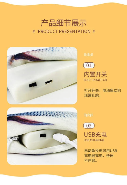 Flappy Fish™ - Juguete para la diversión de tus mascotas