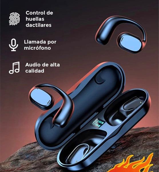 Audífonos Bluetooth de oído abierto / conducción ósea