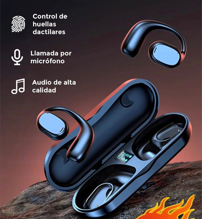 Audífonos Bluetooth de oído abierto / conducción ósea