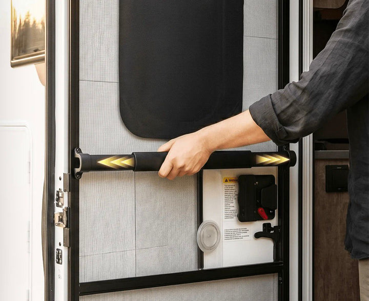 Manija de aluminio para puertas