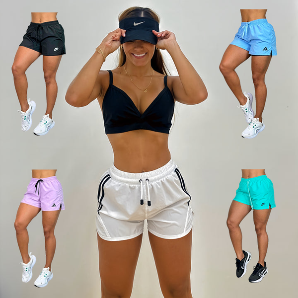 FemFit™ - PANTALONETA CORTA  CON LICRA DAMA x 3 UND