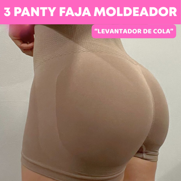 PANTY LEVANTA COLA X 3