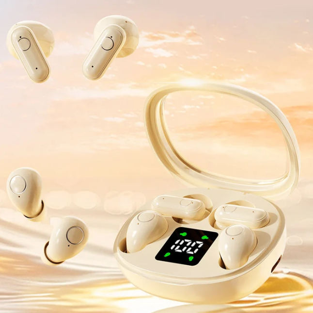 Auriculares duales con estuche LED: ¡Llévalos contigo a todas partes!