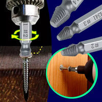 Brocas Extractoras De Tornillos dañados y oxidados X5pcs