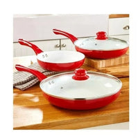 CERAMICHEF™ - SET X5 SARTENES + 100 PAPEL ANTIADHERENTE