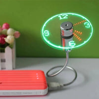 ChronoCool™ - Luz de reloj LED con ventilador USB