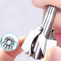 CleanNose Pro™ - Depilador Manual Nasal en Acero