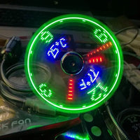 ChronoCool™ - Luz de reloj LED con ventilador USB