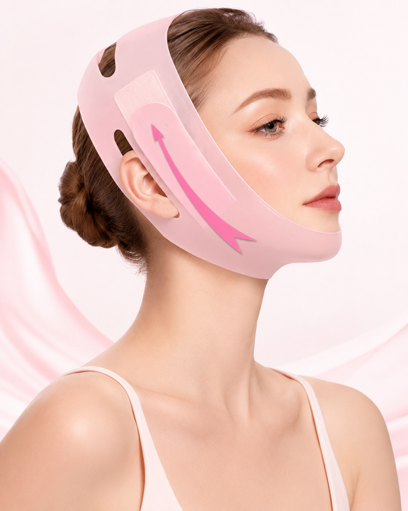 Banda facial ajustable para realzar el contorno del rostro