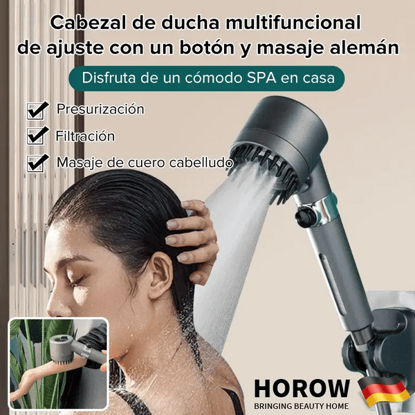 HydroPro™ - Cabezal de Ducha Masajeador 3 en 1