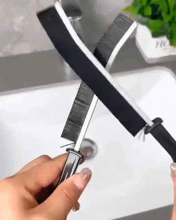 Cepillo limpiador de grietas de cerdas duras