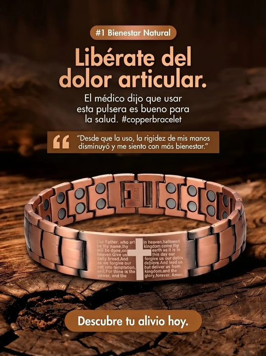 Pulsera Magnética de Cobre de Alivio y Bienestar Espiritual
