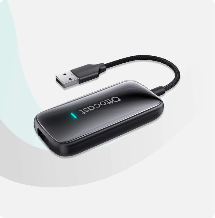 Adaptador inalámbrico todo en uno para CarPlay y Android Auto con App Hub