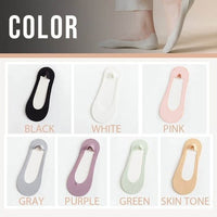 medias tobilleras invisibles antideslizantes para mujer x 3 pares